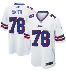 Men's Nike Buffalo Bills #78 Bruce Smith Game White NFL Jersey
