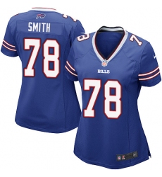 Women's Nike Buffalo Bills #78 Bruce Smith Game Royal Blue Team Color NFL Jersey