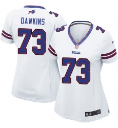 Women's Nike Buffalo Bills #73 Dion Dawkins Game White NFL Jersey