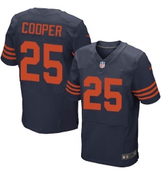 Men's Nike Chicago Bears #25 Marcus Cooper Elite Navy Blue Alternate NFL Jersey