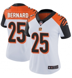 Women's Nike Cincinnati Bengals #25 Giovani Bernard Elite White NFL Jersey
