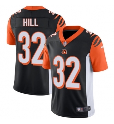 Youth Nike Cincinnati Bengals #32 Jeremy Hill Elite Black Team Color NFL Jersey