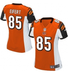 Women's Nike Cincinnati Bengals #85 Tyler Eifert Game Orange Alternate NFL Jersey