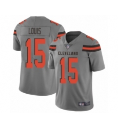 Women's Cleveland Browns #15 Ricardo Louis Limited Gray Inverted Legend Football Jersey