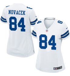 Women's Nike Dallas Cowboys #84 Jay Novacek Game White NFL Jersey