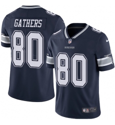 Youth Nike Dallas Cowboys #80 Rico Gathers Navy Blue Team Color Vapor Untouchable Limited Player NFL Jersey