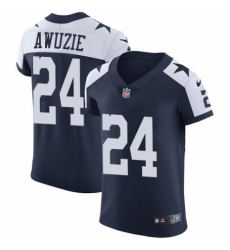 Men's Nike Dallas Cowboys #24 Chidobe Awuzie Navy Blue Alternate Vapor Untouchable Elite Player NFL Jersey