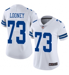 Women's Nike Dallas Cowboys #73 Joe Looney Elite White NFL Jersey