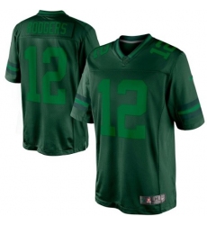 Men's Nike Green Bay Packers #12 Aaron Rodgers Green Drenched Limited NFL Jersey