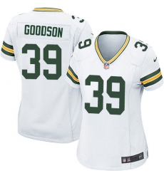 Women's Nike Green Bay Packers #39 Demetri Goodson Game White NFL Jersey