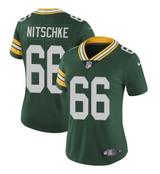 Women's Nike Green Bay Packers #66 Ray Nitschke Elite Green Team Color NFL Jersey