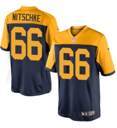 Youth Nike Green Bay Packers #66 Ray Nitschke Elite Navy Blue Alternate NFL Jersey