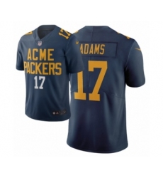 Men Green Bay Packers #17 Davante Adams Navy City Edition Vapor Limited Jersey