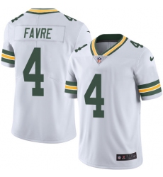 Youth Nike Green Bay Packers #4 Brett Favre Elite White NFL Jersey