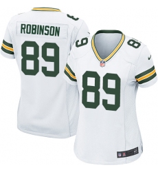 Women's Nike Green Bay Packers #89 Dave Robinson Game White NFL Jersey