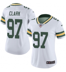 Women's Nike Green Bay Packers #97 Kenny Clark Elite White NFL Jersey
