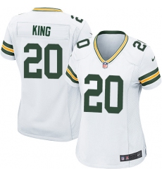 Women's Nike Green Bay Packers #20 Kevin King Game White NFL Jersey