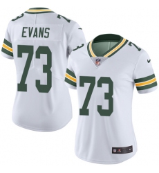 Women's Nike Green Bay Packers #73 Jahri Evans Elite White NFL Jersey