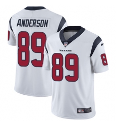 Youth Nike Houston Texans #89 Stephen Anderson Limited White Vapor Untouchable NFL Jersey