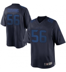 Men's Nike Houston Texans #56 Brian Cushing Navy Blue Drenched Limited NFL Jersey