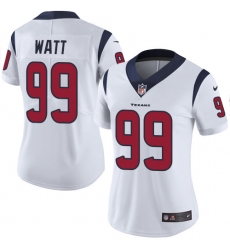 Women's Nike Houston Texans #99 J.J. Watt Elite White NFL Jersey
