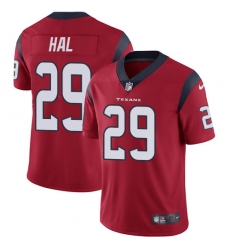 Youth Nike Houston Texans #29 Andre Hal Elite Red Alternate NFL Jersey