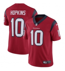 Youth Nike Houston Texans #10 DeAndre Hopkins Limited Red Alternate Vapor Untouchable NFL Jersey