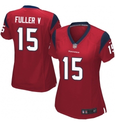 Women's Nike Houston Texans #15 Will Fuller V Game Red Alternate NFL Jersey
