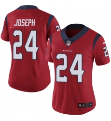 Women's Nike Houston Texans #24 Johnathan Joseph Elite Red Alternate NFL Jersey