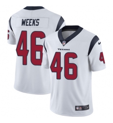 Youth Nike Houston Texans #46 Jon Weeks Elite White NFL Jersey
