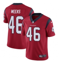 Youth Nike Houston Texans #46 Jon Weeks Limited Red Alternate Vapor Untouchable NFL Jersey