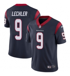 Men's Nike Houston Texans #9 Shane Lechler Limited Navy Blue Team Color Vapor Untouchable NFL Jersey