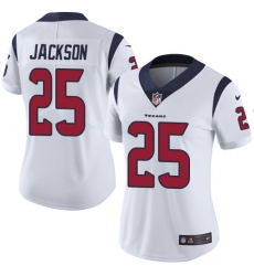 Women's Nike Houston Texans #25 Kareem Jackson Elite White NFL Jersey