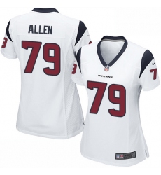 Women's Nike Houston Texans #79 Jeff Allen Game White NFL Jersey