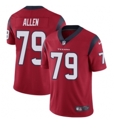 Youth Nike Houston Texans #79 Jeff Allen Elite Red Alternate NFL Jersey