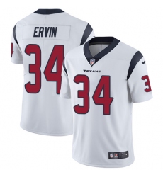 Youth Nike Houston Texans #34 Tyler Ervin Elite White NFL Jersey