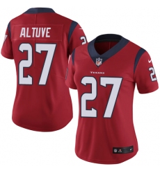 Women's Nike Houston Texans #27 Jose Altuve Elite Red Alternate NFL Jersey