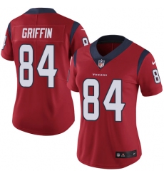 Women's Nike Houston Texans #84 Ryan Griffin Limited Red Alternate Vapor Untouchable NFL Jersey