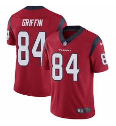 Youth Nike Houston Texans #84 Ryan Griffin Limited Red Alternate Vapor Untouchable NFL Jersey