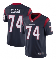 Youth Nike Houston Texans #74 Chris Clark Limited Navy Blue Team Color Vapor Untouchable NFL Jersey
