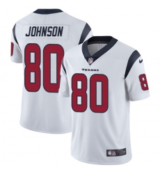 Youth Nike Houston Texans #80 Andre Johnson Elite White NFL Jersey
