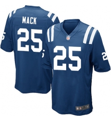 Men's Nike Indianapolis Colts #25 Marlon Mack Game Royal Blue Team Color NFL Jersey