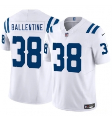 Men's Indianapolis Colts #38 Corey Ballentine White 2025 F.U.S.E. Vapor Limited Football Stitched Jersey