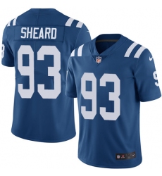 Youth Nike Indianapolis Colts #93 Jabaal Sheard Elite Royal Blue Team Color NFL Jersey