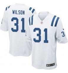 Men's Nike Indianapolis Colts #31 Quincy Wilson Game White NFL Jersey