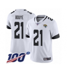 Men's Jacksonville Jaguars #21 A.J. Bouye White Vapor Untouchable Limited Player 100th Season Football Jersey