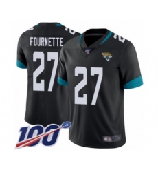 Men's Jacksonville Jaguars #27 Leonard Fournette Teal Green Alternate Vapor Untouchable Limited Player 100th Season Football Jersey