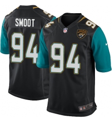 Men's Nike Jacksonville Jaguars #94 Dawuane Smoot Game Black Alternate NFL Jersey