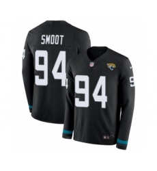 Men's Nike Jacksonville Jaguars #94 Dawuane Smoot Limited Black Therma Long Sleeve NFL Jersey