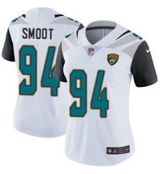 Women's Nike Jacksonville Jaguars #94 Dawuane Smoot White Vapor Untouchable Limited Player NFL Jersey